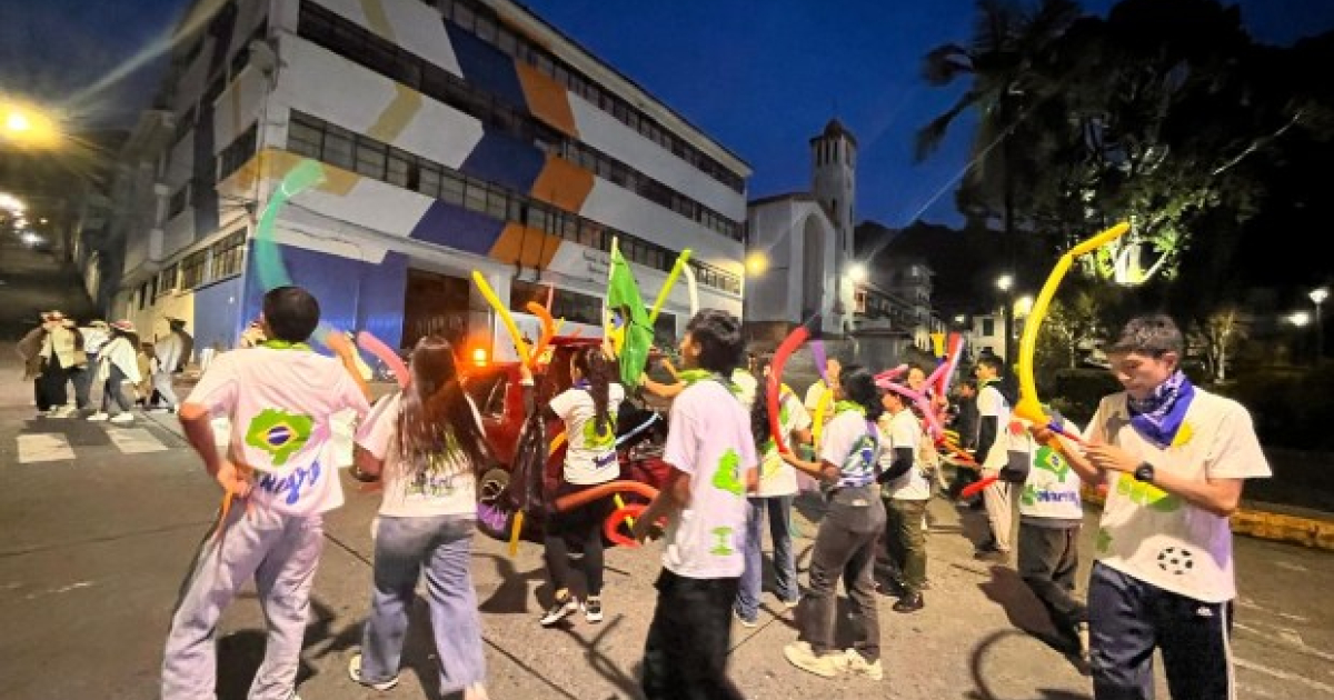 Un colegio colombiano celebra con el Mundial 2026 como eje central
