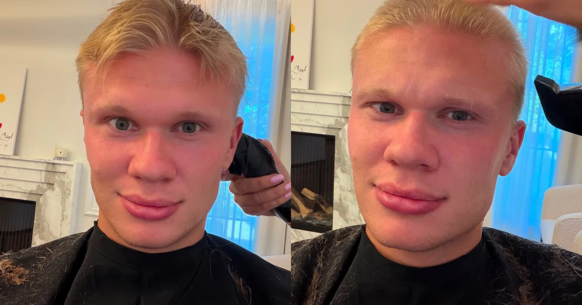 Haaland abandona su look vikingo: el nuevo corte que sorprende al fútbol