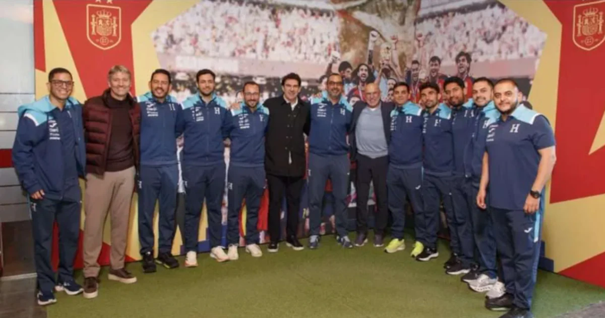 Honduras aprende de España en la Ciudad del Fútbol de Las Rozas