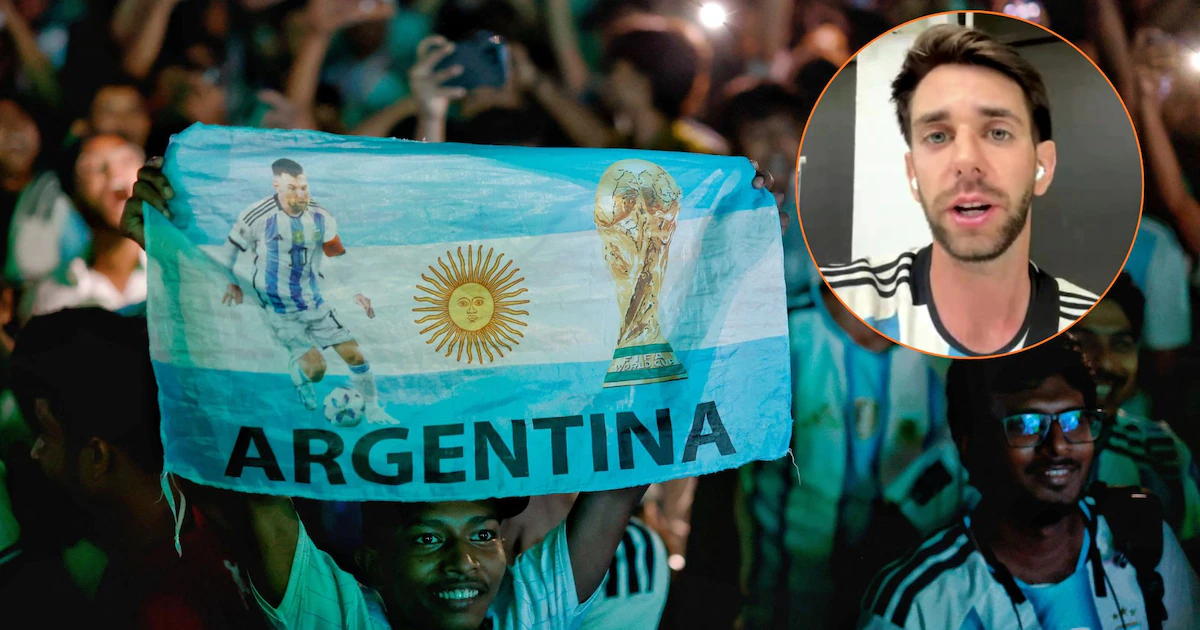 La pasión por Argentina en Bangladesh: un viaje sorprendente durante el Mundial